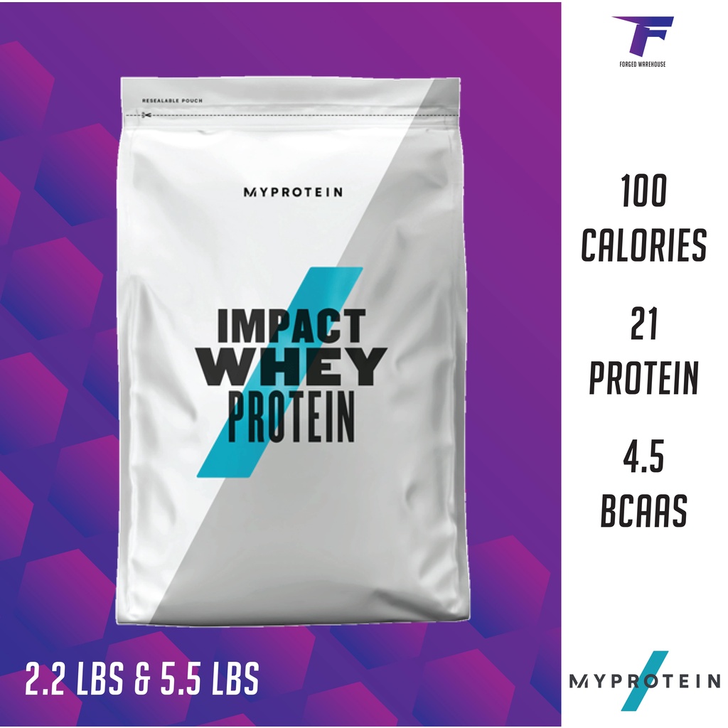 MyProtein Impact Whey Protein - 2.2 & 5.5 lbs