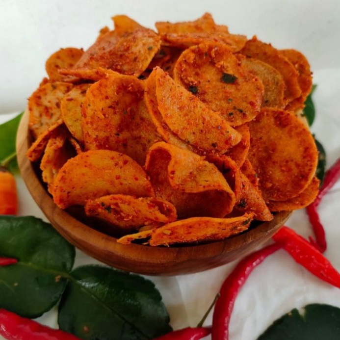 

➡✷ Moring Cimol kering pedas daun jeruk 500gr Terbaru