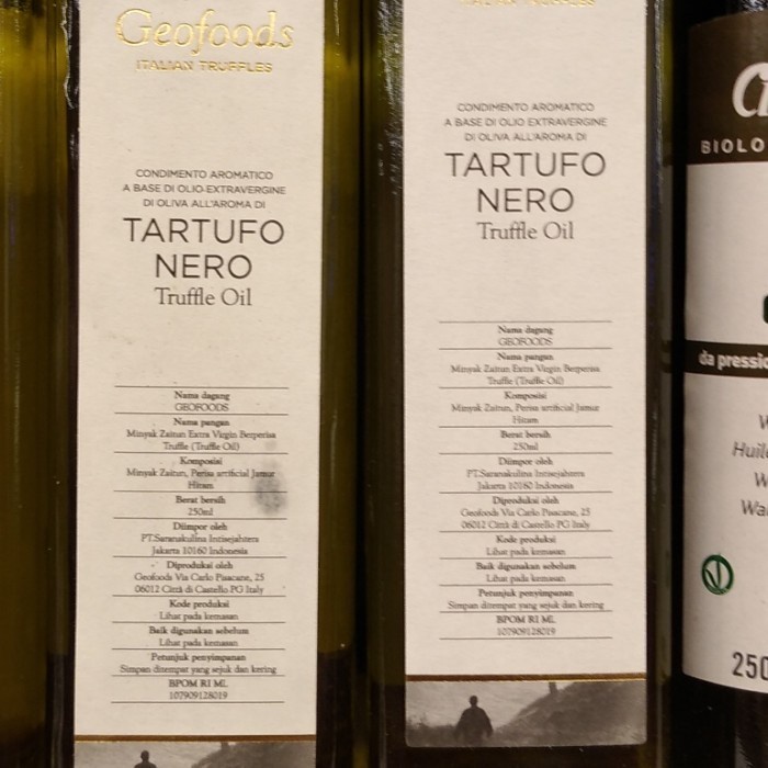 

GEOFOODS NERO TRUFFLE OIL 250ml