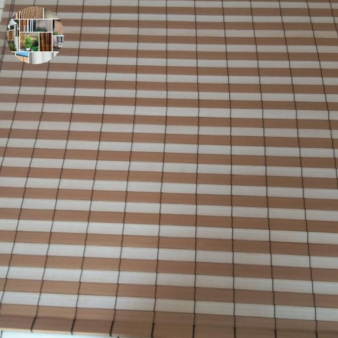 6.6 Tirai Krey Pvc Custom Kayu Indoor Outdoor