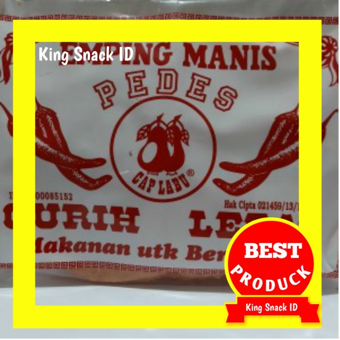 

Emping Mentah Manis Cap Labu / Belinjo Pedas Manis 300 Gr/ Mping