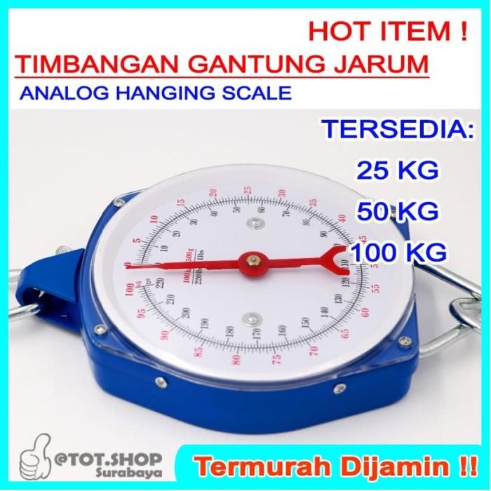 Timbangan Gantung Analog Jarum 25 50 100 Kg