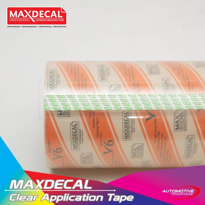 

DISKON [10 CM] MAXDECAL Masking Transfer / Clear Application Tape [ROLL]