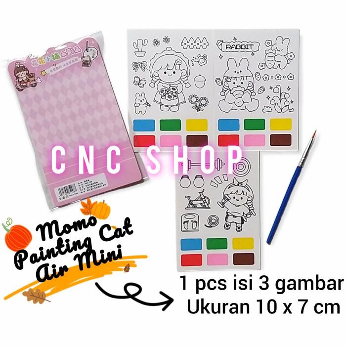 

Mainan Edukasi Mewarnai Momo Painting Mewarnai Cat Air Mini Lucu Mainan Edukasi Anak