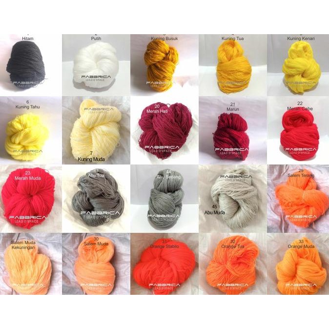 ,,,,,,,] BENANG WOOL VONEL HANK KILOAN WOL RAJUT SULAM SIET YARN BENTUK HANK 1