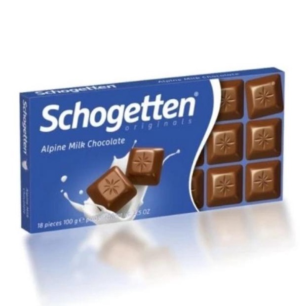 

Coklat Schogetten Milk Hazelnut Caramel White Dark Chocolate Import