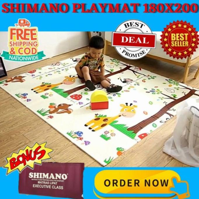 matras playmate shimano jumbo 180 x 200 play mate anak bayi play mat