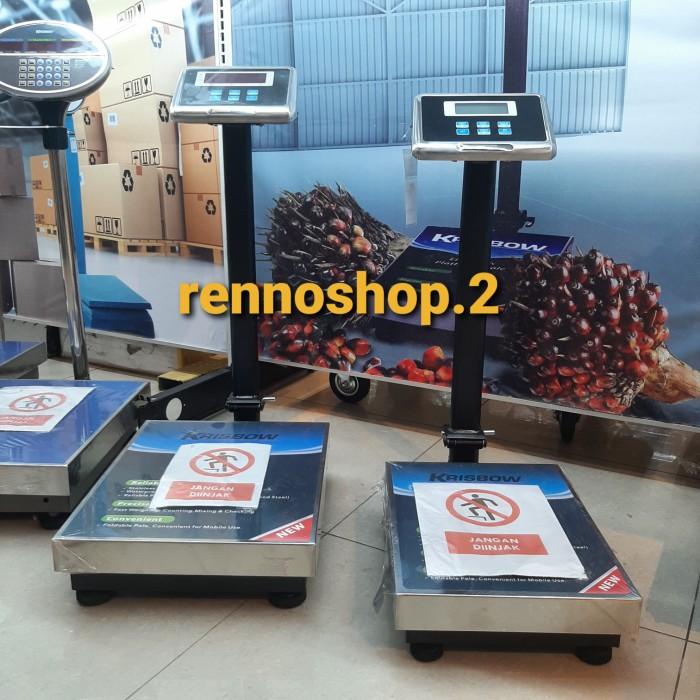 Timbangan Duduk Digital 150Kg Krisbow Dig Platform Scale 150Kg W/Tera