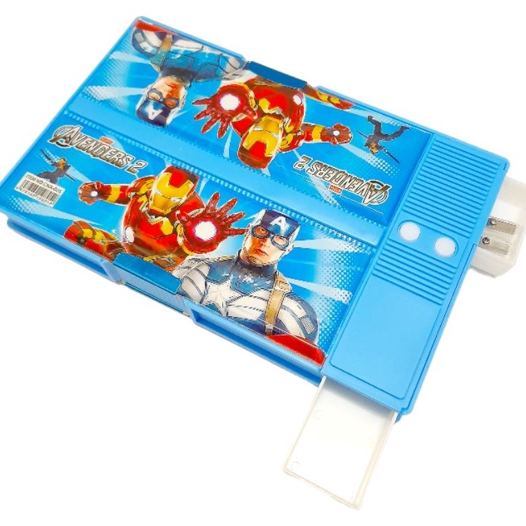 

Laris.. KOTAK PENCIL PENSIL CASE TEMPAT PENSIL JUMBO BESAR TOMBOL SERUTAN WHI