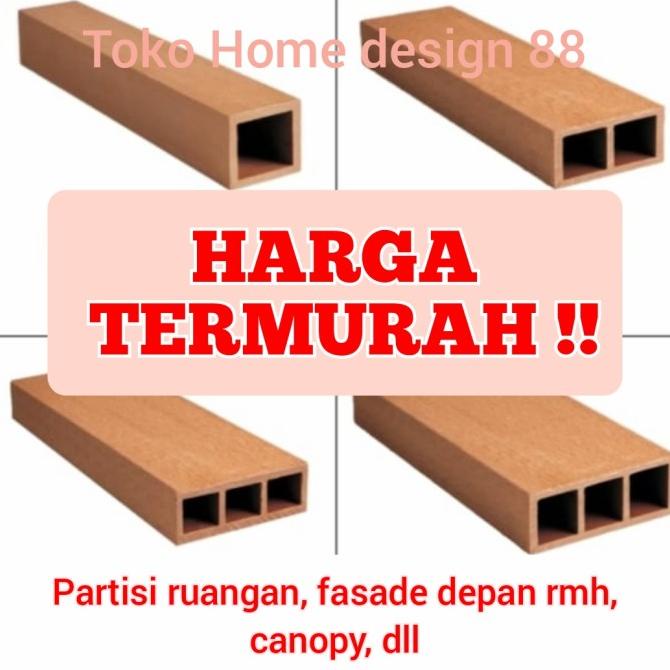 Kisi kisi WPC / partisi WPC kayu asri tersedia banyak pilihan