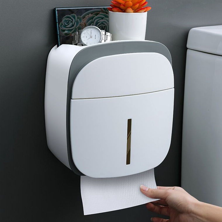 ・CQg Kotak Tempat Tissue Dinding Kotak Tisu Tisue Kamar Mandi Storage Box i Paling Dicari Σ.