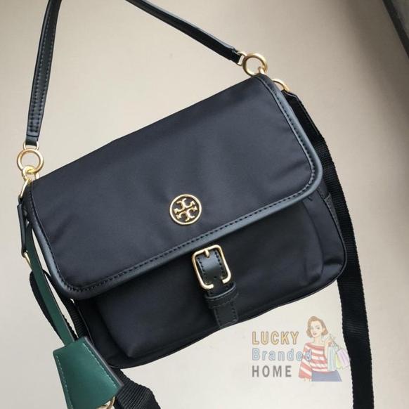 Tas TORY BURCH Perry Nylon Crossbody Classic Black 100% ORIGINAL TB