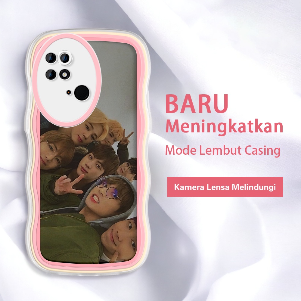 Xiaomi MI POCO C40 X3 M5 M5S M3 M3 F4 Pro GT NFC 5G INS BT21 BTS Bangtan Boys  Cool Kor Kesing case 