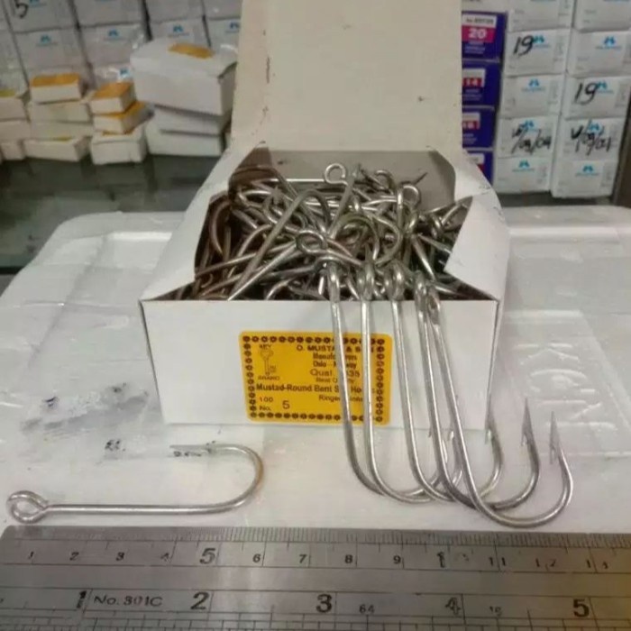 Kail Mata Pancing Mustad Cap Kunci No.4 - 5