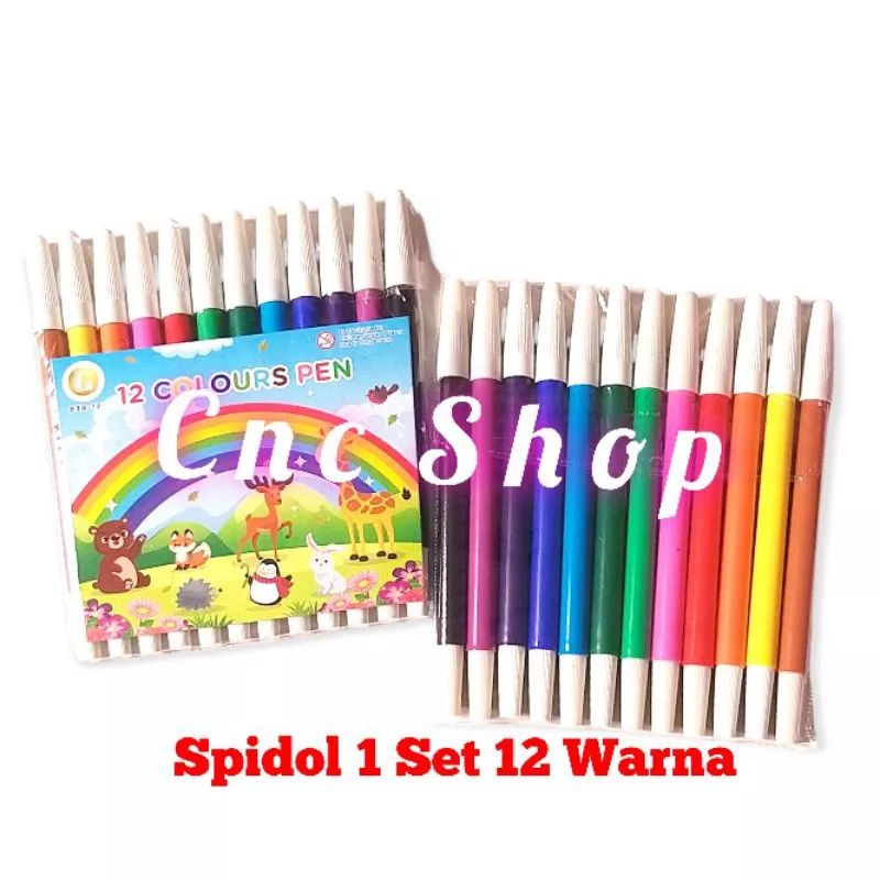 

Spidol 1Set 12 Warna Alat Tulis / Mewarnai Anak