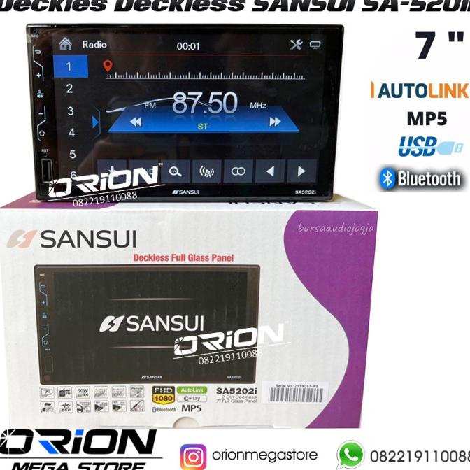 Doubledin Sansui HU 2 Din Sansui SA 5201i Deckless