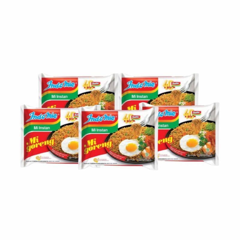

Indomie Mie Goreng Mie Instant Paket 5PCS atau 3pcs