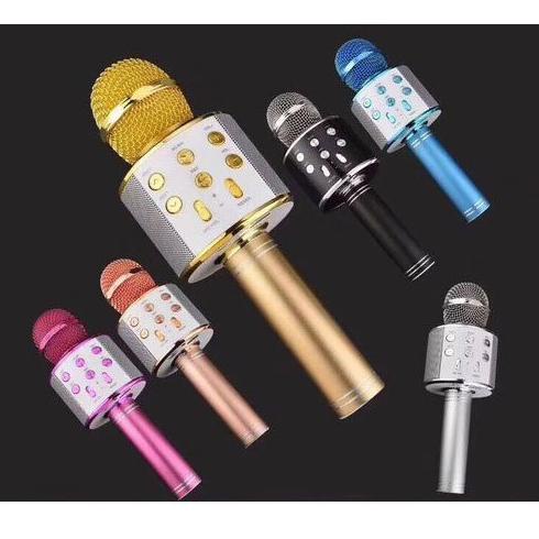 Terbaik Mic Ws 858 Microphone Wireless Bluetooth Ws-858 Wster Smule Wireless 2023