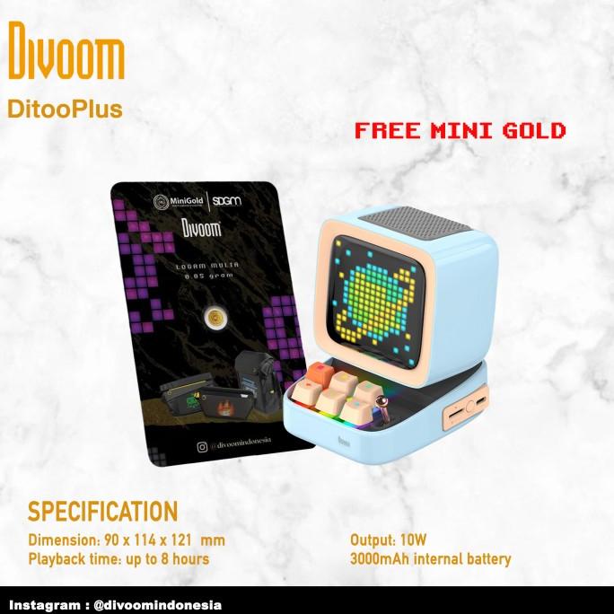 Divoom Speaker Ditoo (Original) Garansi Resmi 1 Tahun