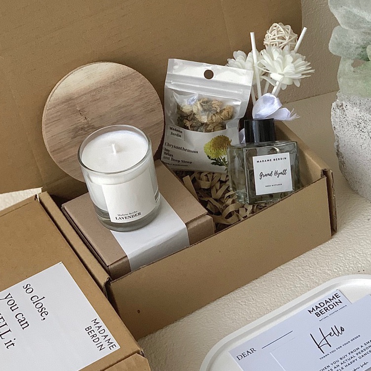 Kirim Langsung✷➚ 9AHAP Giftset Scented Candle Lilin Wangi Aromaterapi | Hampers Lilin Aromaterapi Ma