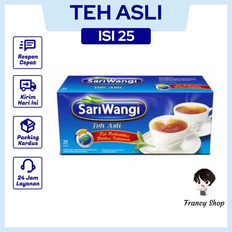 

Teh Celup Sariwangi Teh asli Isi 25