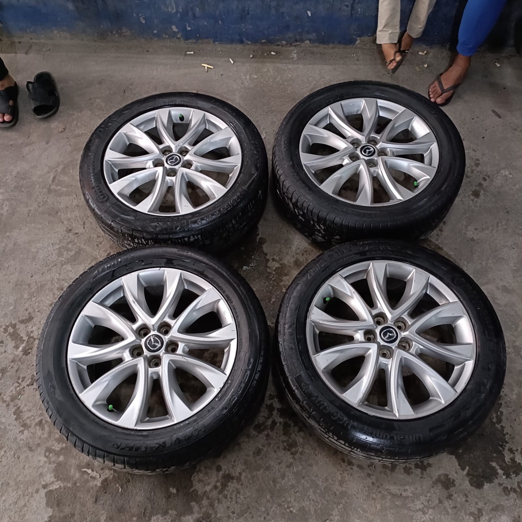 VELG MOBIL SECOND STANDAR MAZDA CX5 RING 19 PCD 5X114,3 ( VELG ONLY)