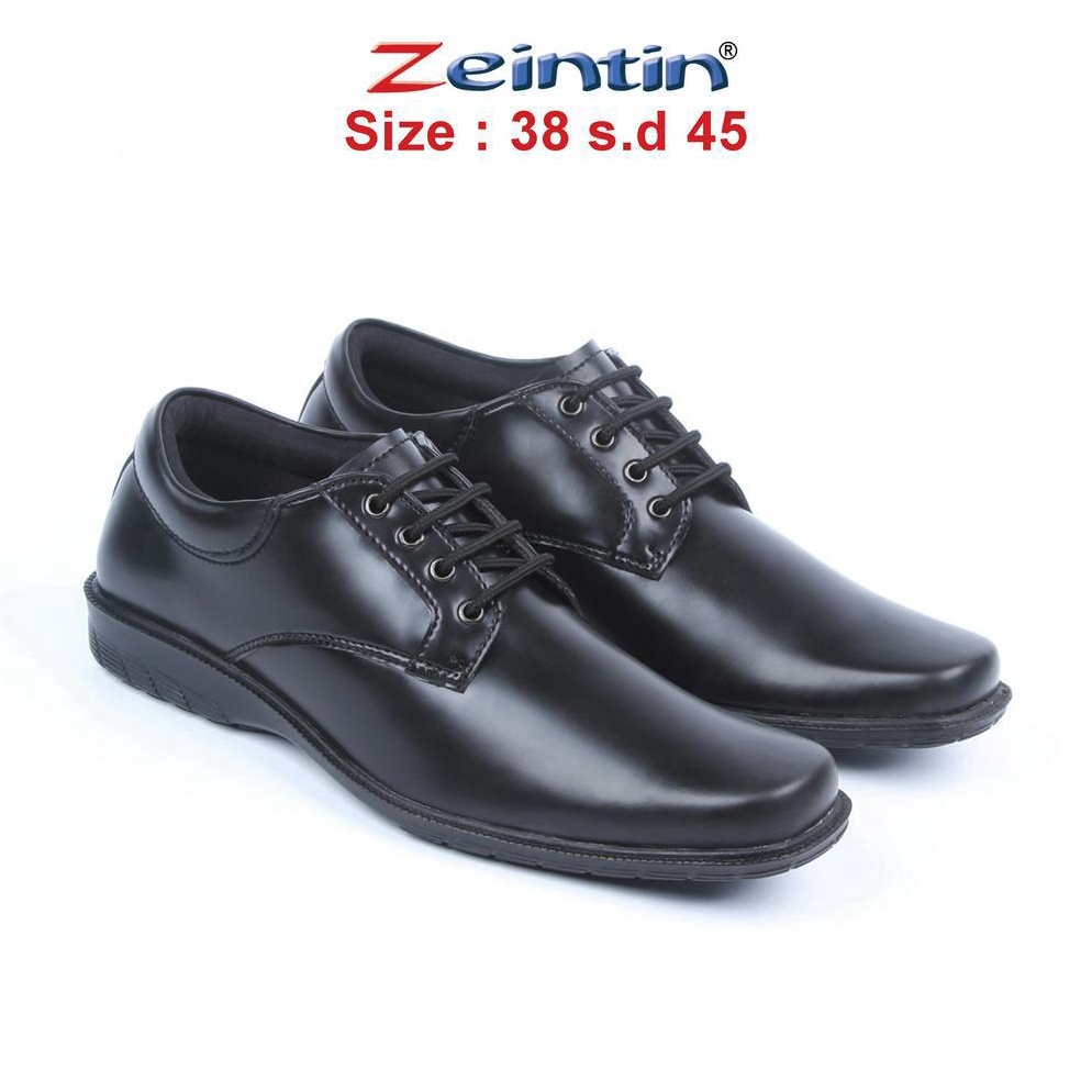 Murah.. Zeintin - Sepatu Pantofel Pria Sepatu Kulit Sintetis Fantofel Pria Sepatu Formal Kuliah Kerj