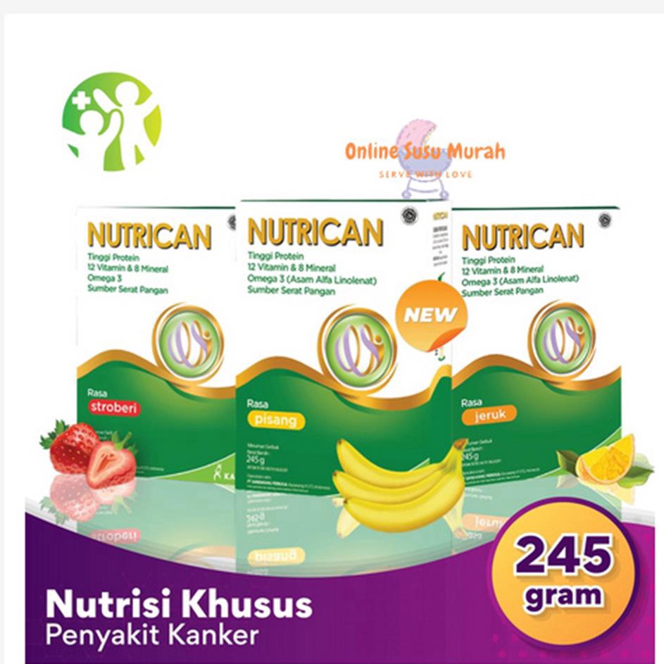 

MVCY4844㊭ NUTRICAN SUSU TINGGI PROTEIN NUTRISI KHUSUS PASIEN KANKER 245 GRAM ㊗