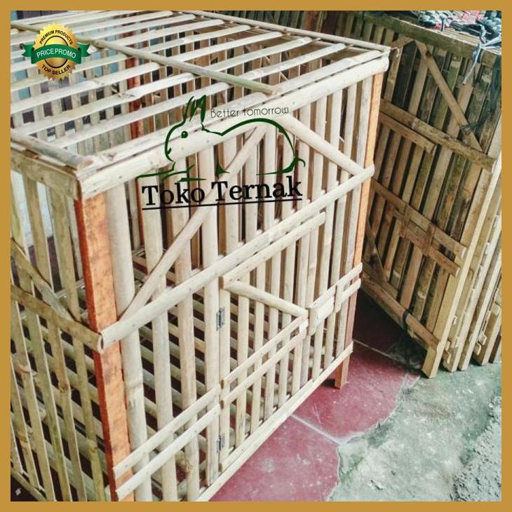 KANDANG AYAM Bambu kandang jago yenniarianti_