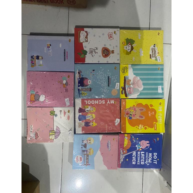 

8.8 Buku Tulis Kiky 38 Lembar 1 Pak (Isi 10 Buku) Bagus / Warna / Polos Grosir !!