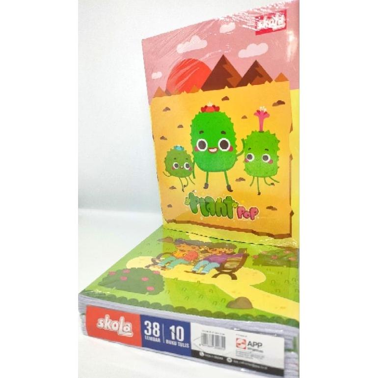 8.8 (10 Buku) Buku Tulis Skola 38/ Buku Tulis Murah Grosir 