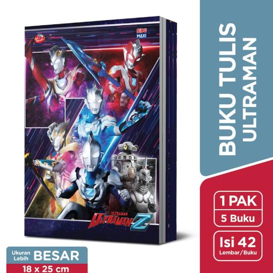 

8.8 Buku Tulis Boxy Sidu Maxi Cowok ( 1 Pack / 5 Buku) Grosir !!