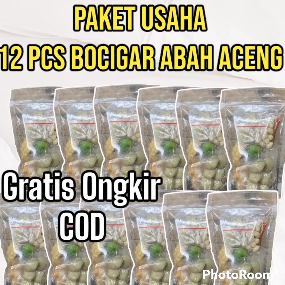 

Terlaku... Paket Usaha 12 bks Baso Aci Garut Abah Aceng ( bocigar )