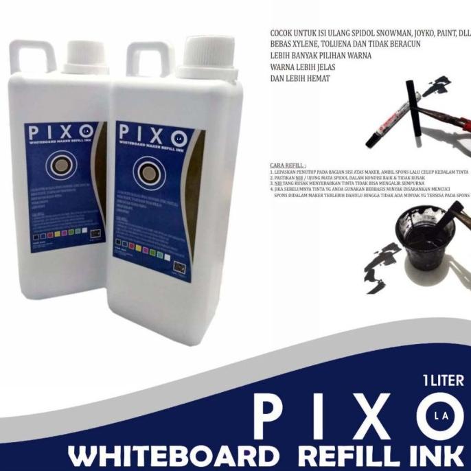 

$+$+$+$+] TINTA REFILL SPIDOL WHITEBOARD 1 LITER PIXO INK