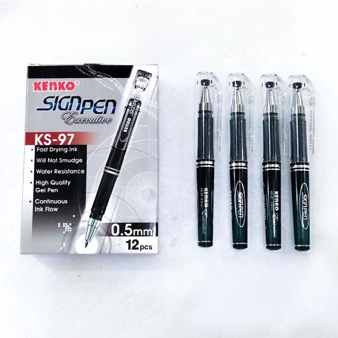 

~^~^~^] BALLPOINT, BOLPEN, POLPEN, PULPEN SIGN PEN KS-97 KENKO 0.5 MM HITAM