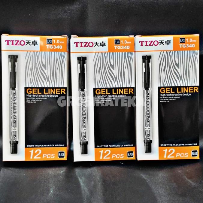 

`````````] PULPEN, PULPEN GEL, BOLPEN GEL TANDA TANGAN TIZO TG-340 HITAM