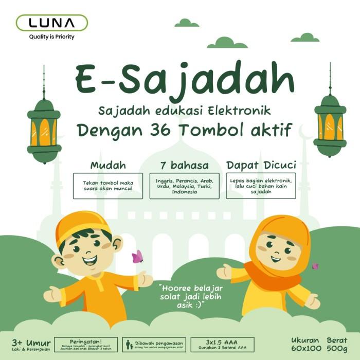 Luna E Sajadah / Smart Sajadah Elektronik Edukasi Belajar Anak Sholat