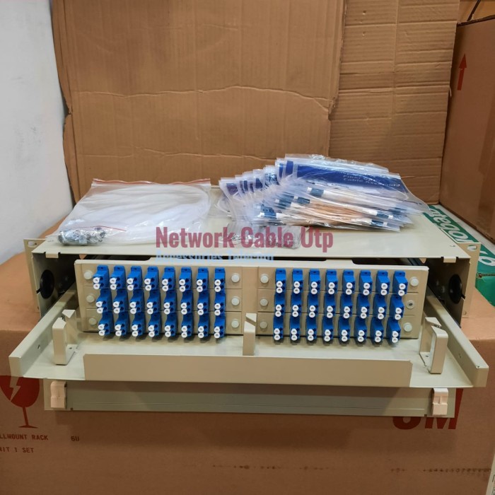 OTB Rack 96 Core LC-UPC Singlemode Komplit 2U