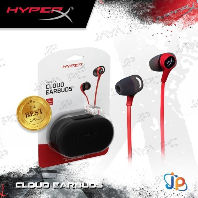 Headset Gaming Kingston HyperX Cloud Earbuds - Earphone Hyper X