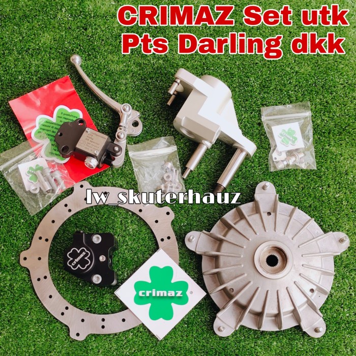 CAKRAM DEPAN DISC BRAKE SET CRIMAZ UTK SMALLFRAME VESPA PTS DKK