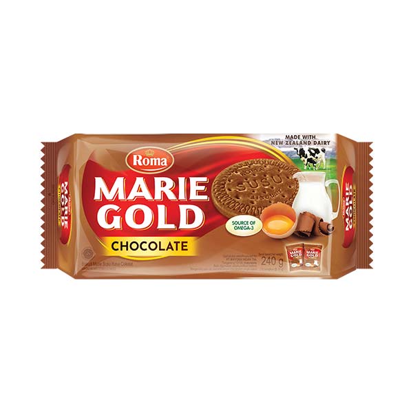 

ROMA MARIE GOLD COKELAT 240 GR - BISKUIT