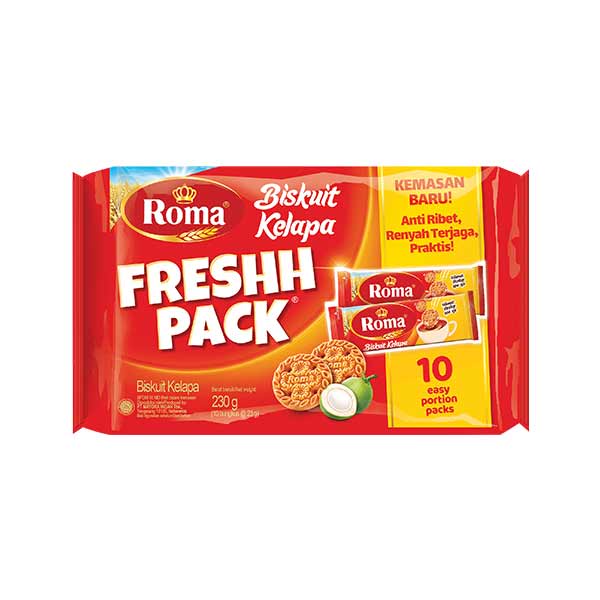 

ROMA BISCUIT KELAPA FRESH PACK 230 GR - BISKUIT