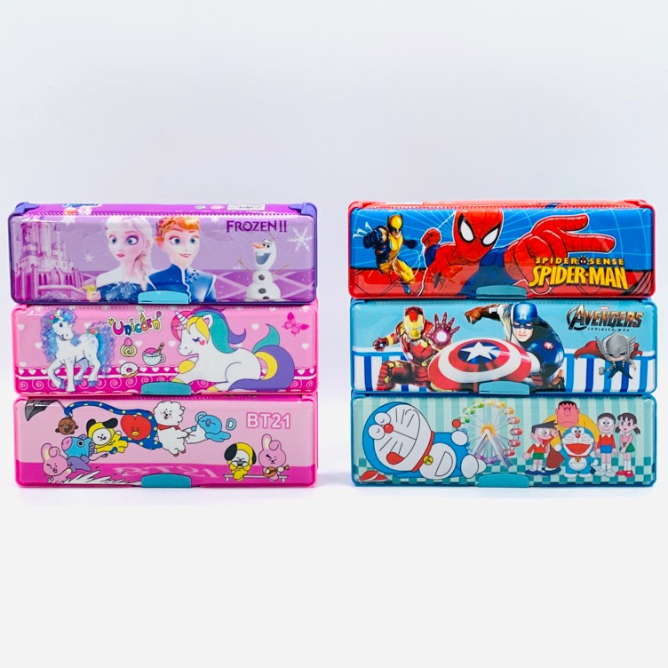 

YCCK0954 >V44859) Kotak Tempat Pensil Magnet Fancy Lucu Disney Avenger Frozen BTS 8