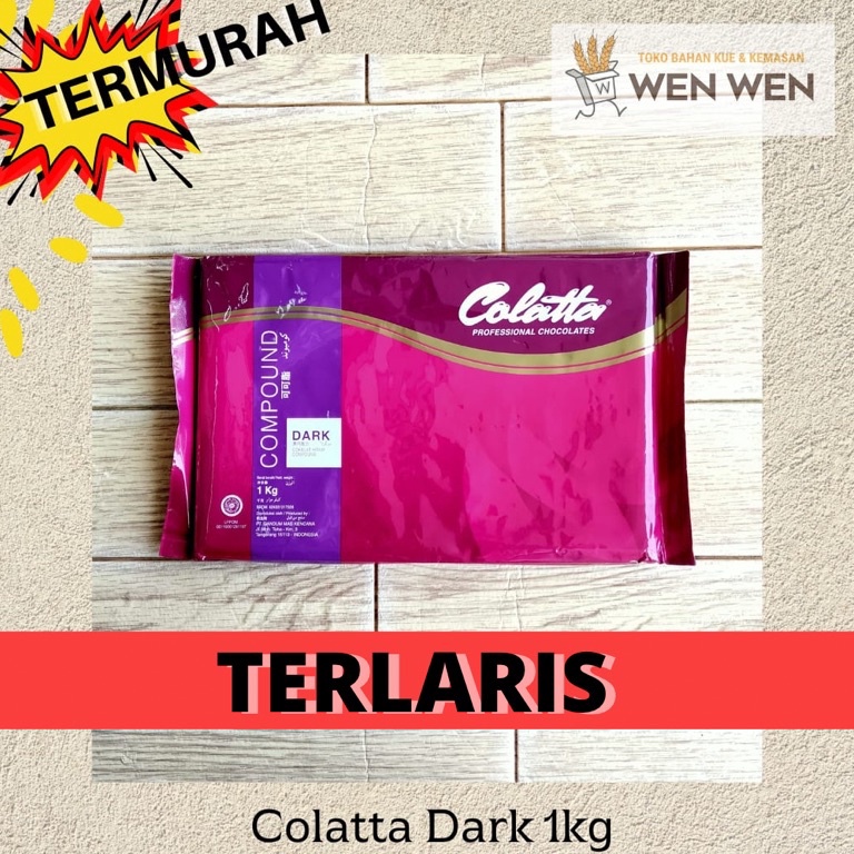 

Diskon Promo.. COLATTA DARK 1KG / COLATTA DARK COMPOUND 1KG 43