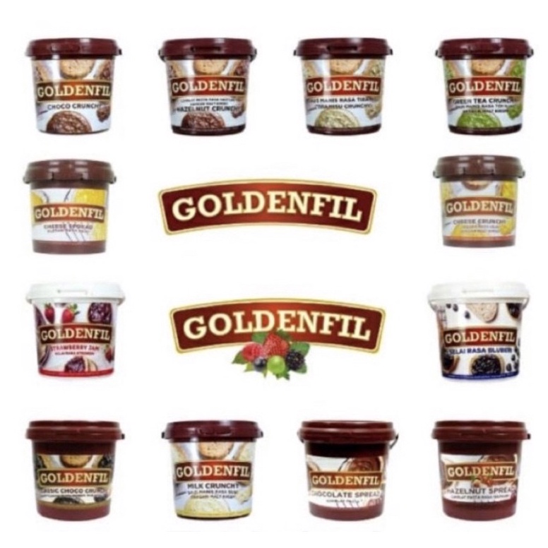 

DISCOUNT TODAY TERMURAHH!! GOLDENFIL SELAI CRUNCHY 1KG | CHOCO | HAZELNUT | DARK CHOCO | TIRAMISU | GREEN TEA