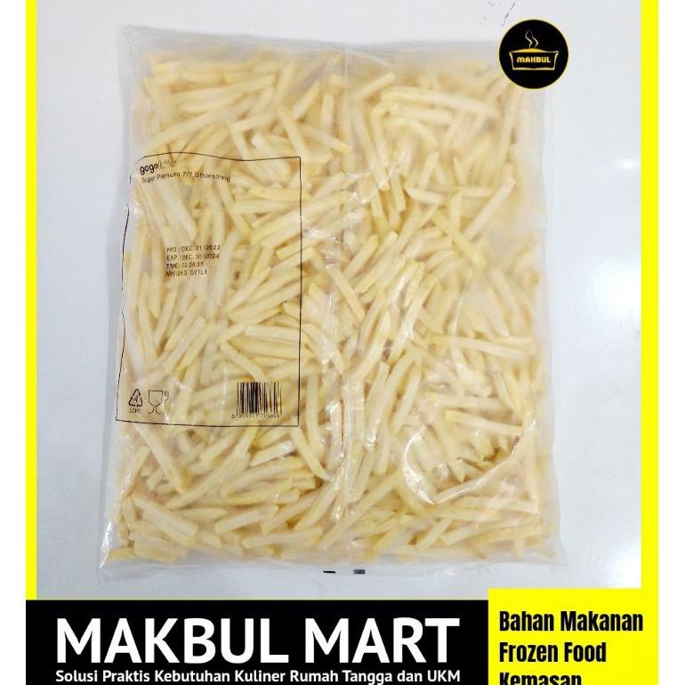 

8.8 [Discount] Gogokita Kentang Beku Goreng Shoestring 2Kg New !!