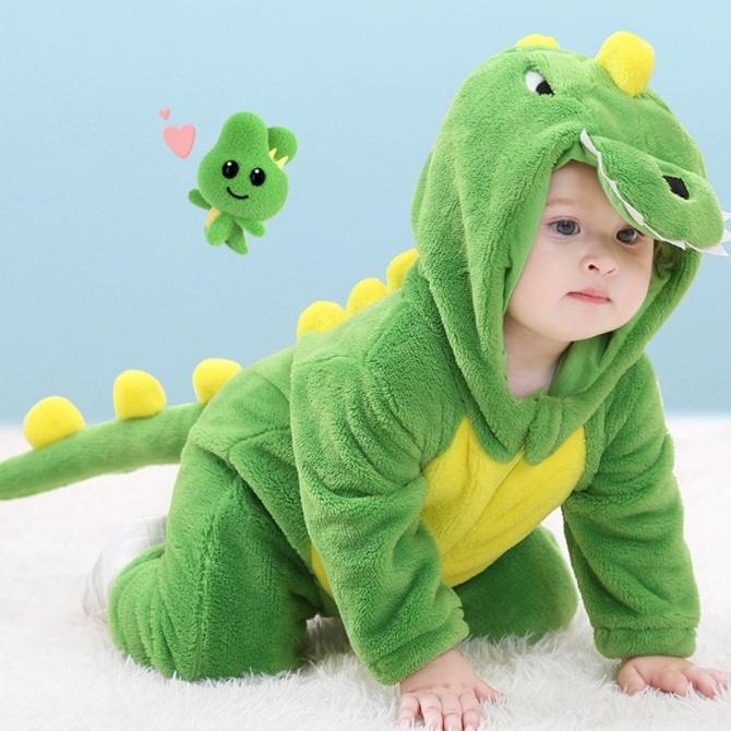 onesie bayi dinosaurus onesie dinosaurus baby kostum dinosaurus bayi