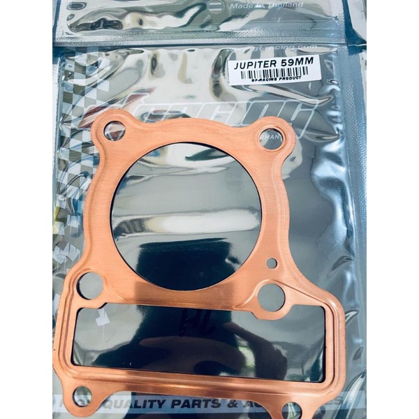 Paking Blok Head Tembaga Jupiter Z 59mm tebal 0.5mm GF Racing