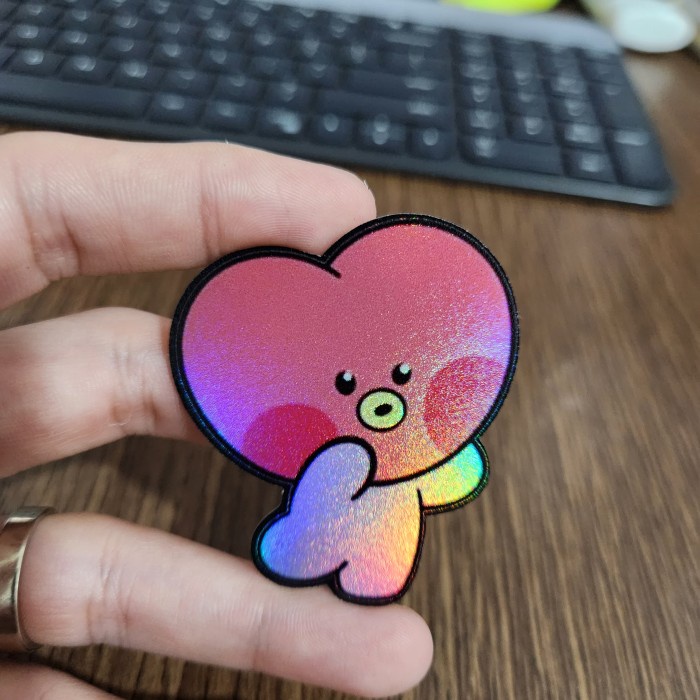

Sticker Hologram Anime - PSH1840 - BTS - Tata