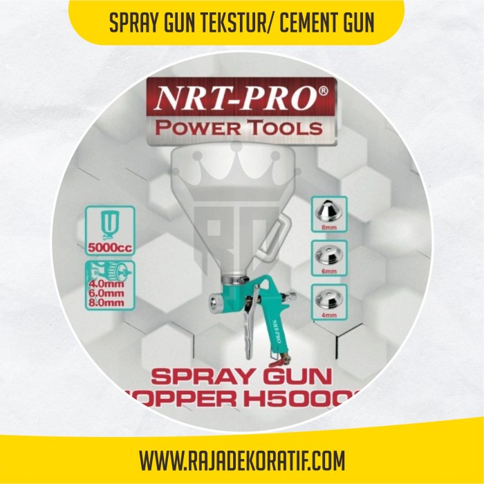 Spray Gun - Cement Gun - Hopper Gun Cat Tekstur Kamprot